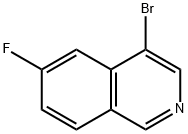 4-bromo-6-fluoroisoquinoline Struktur