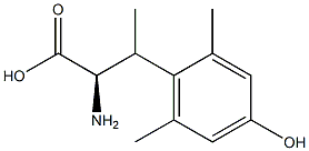 2',6'-dimethyl-beta-methyltyrosine Struktur