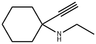 Cyclohexylamine, N-ethyl-1-ethynyl- (6CI,8CI) Struktur