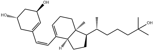 1,25-dihydroxy-19-norprevitamin D3 Struktur