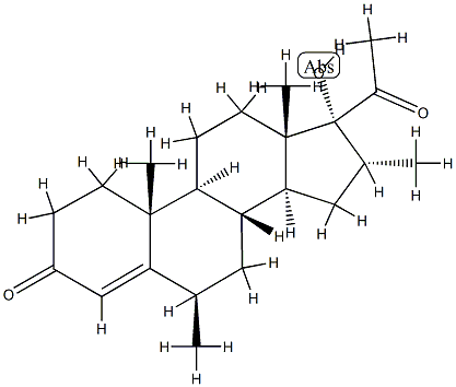 6β,16α-Dimethyl-17-hydroxypregn-4-ene-3,20-dione Struktur