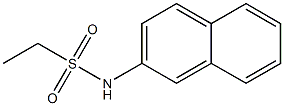 N-(2-naphthyl)ethanesulfonamide Struktur