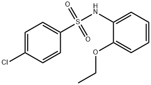 4-chloro-N-(2-ethoxyphenyl)benzenesulfonamide Struktur