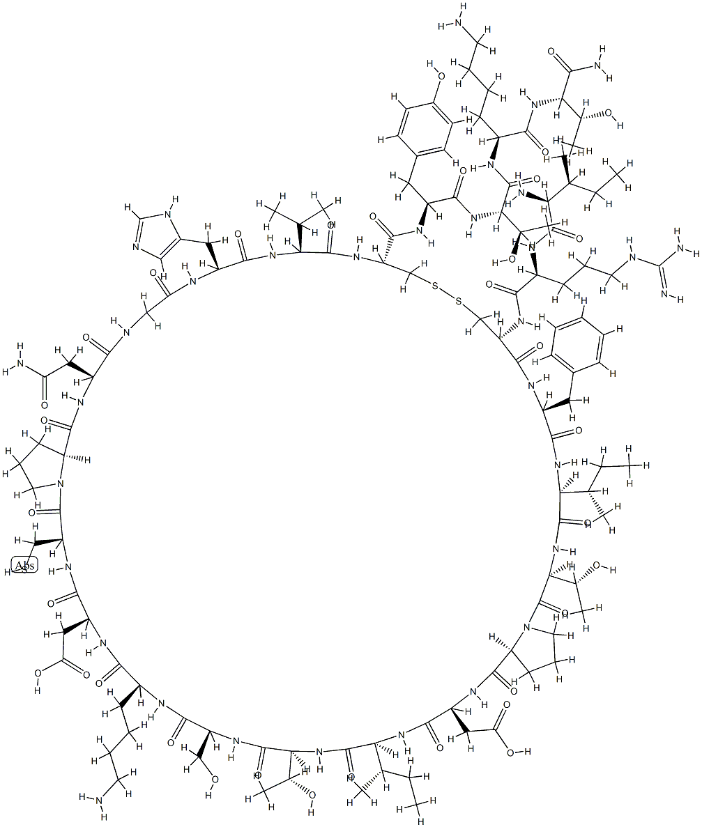 alpha-cobratoxin (1-24) amide Struktur