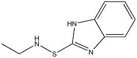 1H-Benzimidazole-2-sulfenamide,N-ethyl-(9CI) Struktur