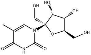 1-psicofuranosylthymine Struktur