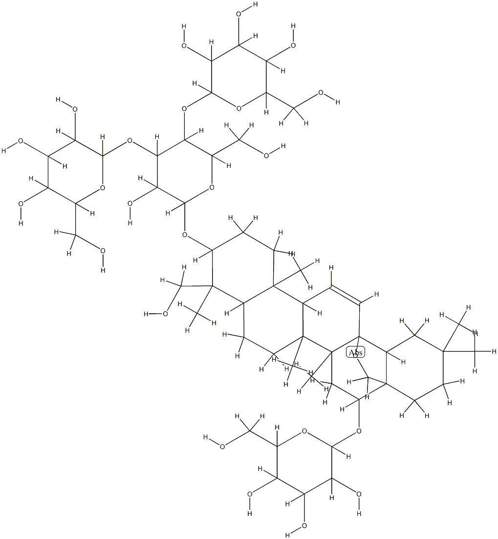 clinoposaponin VIII Struktur