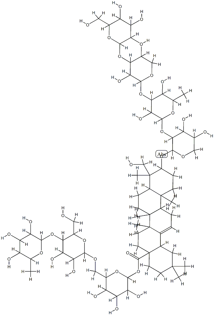 saponin E, hupehensis Struktur