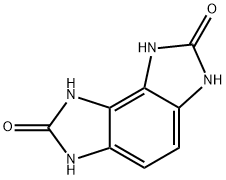 Benzo[1,2-d:3,4-d]diimidazole-2,7-dione, 1,3,6,8-tetrahydro- (9CI) Struktur