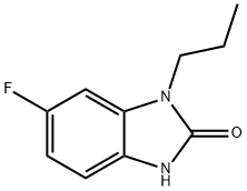 2H-Benzimidazol-2-one,6-fluoro-1,3-dihydro-1-propyl-(9CI) Struktur