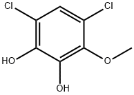 1,2-Benzenediol,4,6-dichloro-3-methoxy-(9CI) Struktur