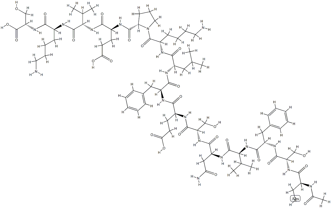 PROTEIN KINASE C B2 PEPTIDE Struktur