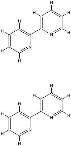 Bis(2,2-bipyridyl)dichloroOsmium(II) Struktur