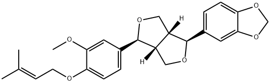 Prenylpiperitol Struktur