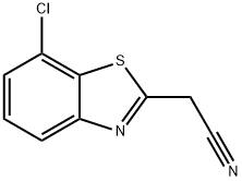 2-Benzothiazoleacetonitrile,7-chloro-(9CI) Struktur