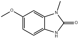 2-Benzimidazolinone,6-methoxy-1-methyl-(8CI) Struktur