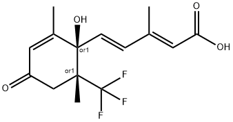 8',8',8'-trifluoroabscisic acid Struktur