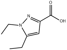 1H-Pyrazole-3-carboxylicacid,1,5-diethyl-(9CI) Struktur