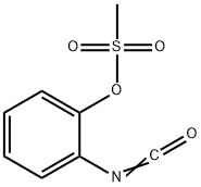 2-isocyanatophenyl Methanesulfonate Struktur