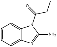 1H-Benzimidazol-2-amine,1-(1-oxopropyl)-(9CI) Struktur