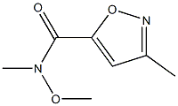 5-Isoxazolecarboxamide,N-methoxy-N,3-dimethyl-(9CI) Struktur