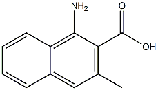 2-Naphthalenecarboxylicacid,1-amino-3-methyl-(9CI) Struktur