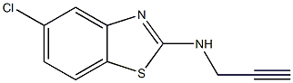 2-Benzothiazolamine,5-chloro-N-2-propynyl-(9CI) Struktur