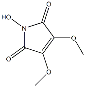 1H-Pyrrole-2,5-dione,1-hydroxy-3,4-dimethoxy-(9CI) Struktur