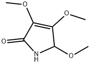 2H-Pyrrol-2-one,1,5-dihydro-3,4,5-trimethoxy-(9CI) Struktur