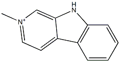 9-mono-N'-methylnorharman Struktur