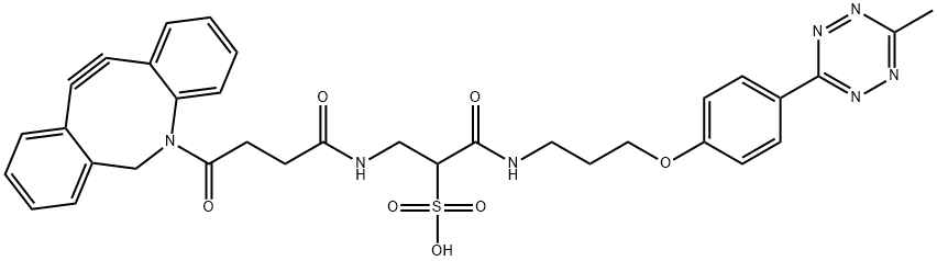 Methyltetrazine-DBCO Struktur