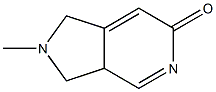 6H-Pyrrolo[3,4-c]pyridin-6-one,1,2,3,5-tetrahydro-2-methyl-(9CI) Struktur