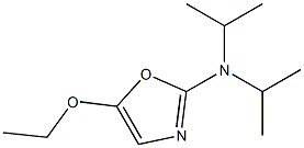 2-Oxazolamine,5-ethoxy-N,N-bis(1-methylethyl)-(9CI) Struktur