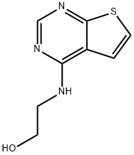 2-(Thieno[2,3-d]pyrimidin-4-ylamino)ethanol Struktur