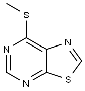 5-methylsulfanyl-9-thia-2,4,7-triazabicyclo[4.3.0]nona-2,4,7,10-tetrae ne Struktur