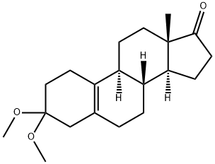 3,3-Dimethoxyestr-5(10)-ene-17-one Struktur