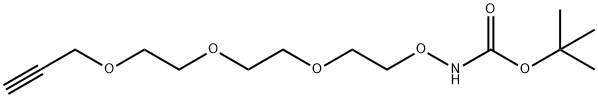 Boc-aminooxy-PEG3-Propargyl Struktur