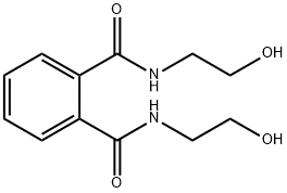 Bis(2-hydroxyethyl)benzene-1,2-dicarboxamide Struktur