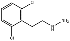 [2-(2,6-Dichloro-phenyl)-ethyl]-hydrazine Struktur