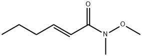 N-Methoxy-N-Methylhex-2-enaMide Struktur