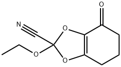 1,3-Benzodioxole-2-carbonitrile,2-ethoxy-4,5,6,7-tetrahydro-4-oxo-(9CI) Struktur