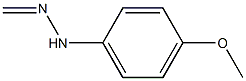 Benzaldehyde, 4-methoxy-, hydrazone, [C(E)]- (9CI) Struktur