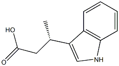 1H-Indole-3-propanoicacid,-bta--methyl-,(-bta-S)-(9CI) Struktur