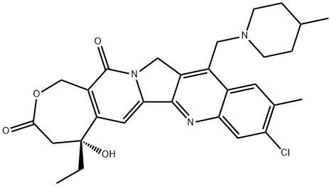 Elomotecan Struktur