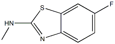 2-Benzothiazolamine,6-fluoro-N-methyl-(9CI) Struktur