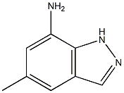 1H-Indazol-7-amine,5-methyl-(9CI) Struktur