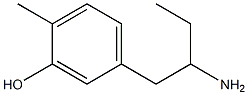 4-methyl-alpha-ethyl-m-tyramine Struktur