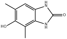 2H-Benzimidazol-2-one,1,3-dihydro-5-hydroxy-4,6-dimethyl-(9CI) Struktur