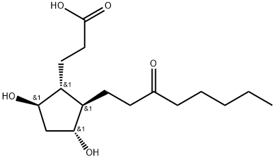 9BETA-TETRANOR-13,14-DIHYDRO-15-KETO PROSTAGLANDIN F1BETA Struktur