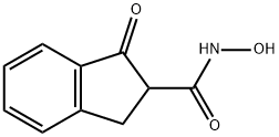 1H-Indene-2-carboxamide,2,3-dihydro-N-hydroxy-1-oxo-(9CI) Struktur